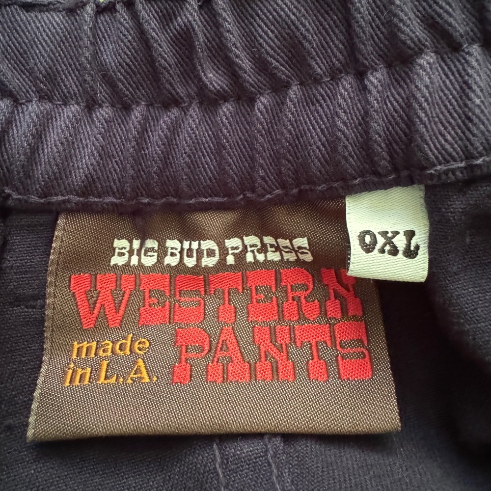 Big Bud Press Western Pants size 0XL Navy Blue *new*